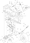 Page B Diagram and Parts List for 13A3760F700 2005 Yard Machines Lawn Tractor